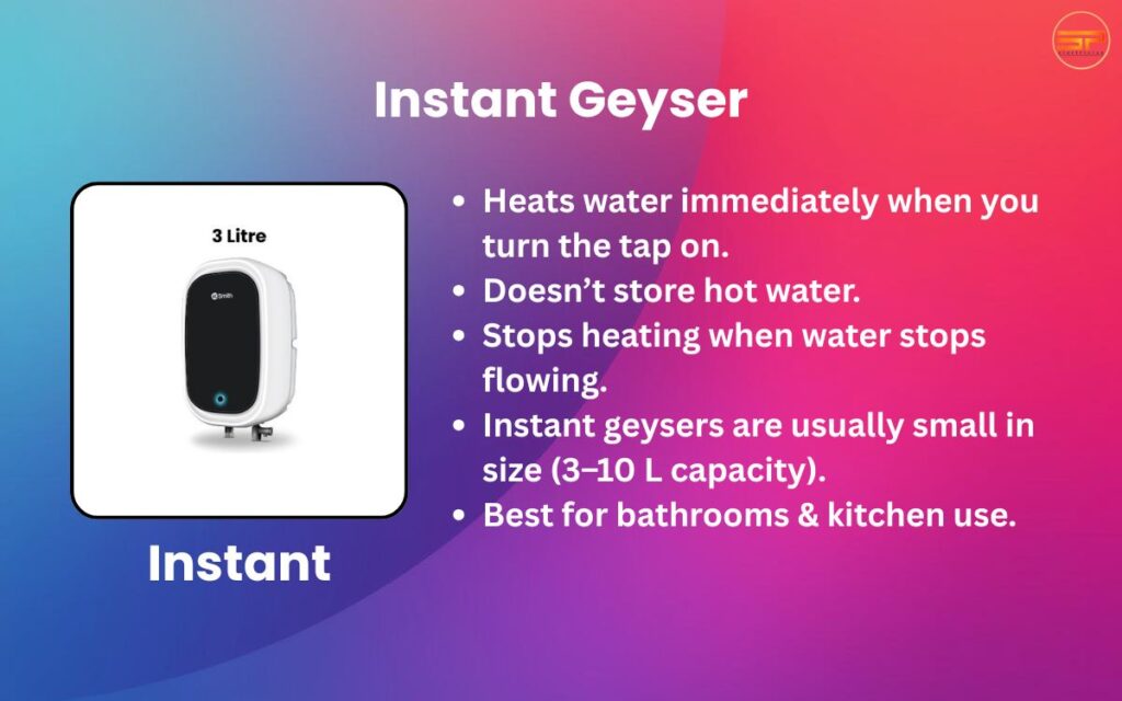 Which Geyser Is Better Instant or Storage