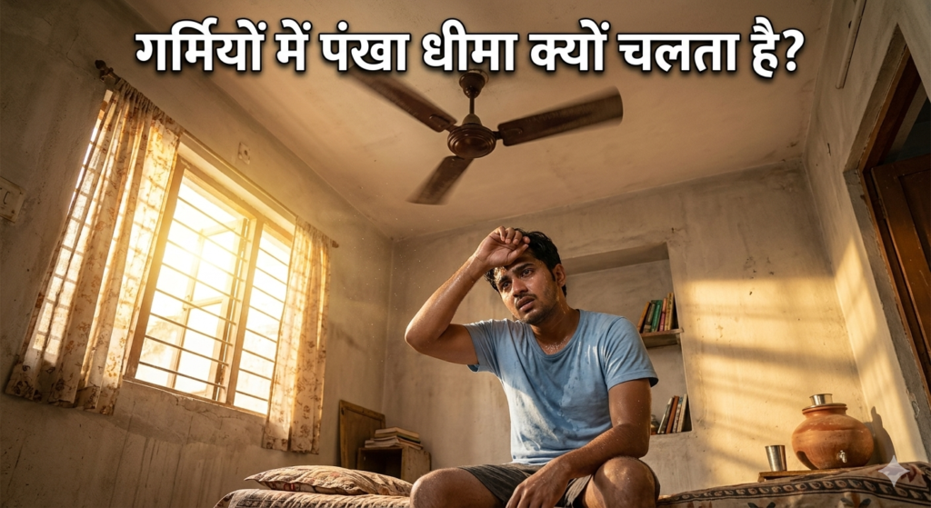 सीलिंग फैन की गति धीमी हो जाए तो क्या करें